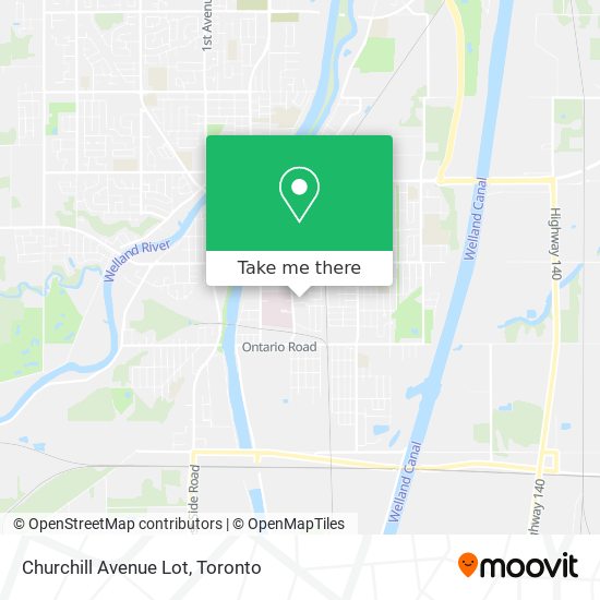 Churchill Avenue Lot map