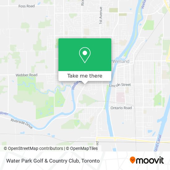 Water Park Golf & Country Club map