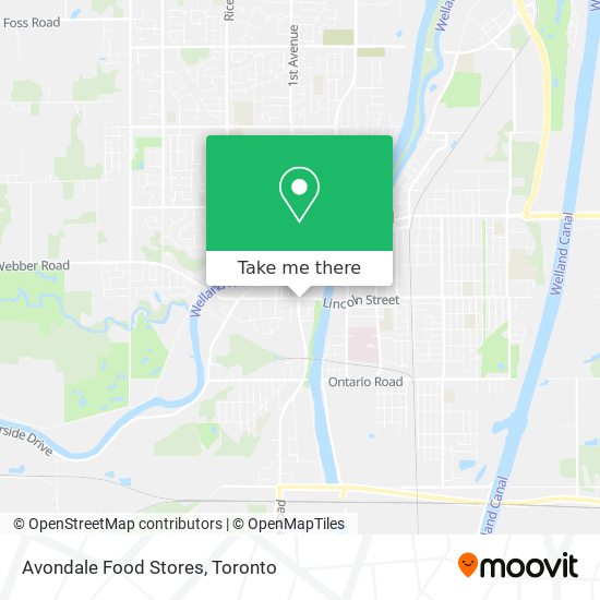 Avondale Food Stores map