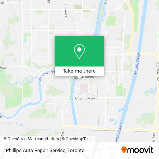 Phillips Auto Repair Service map