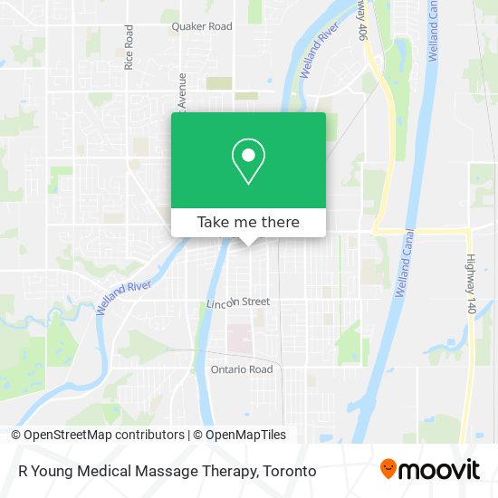 R Young Medical Massage Therapy map