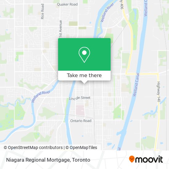 Niagara Regional Mortgage map