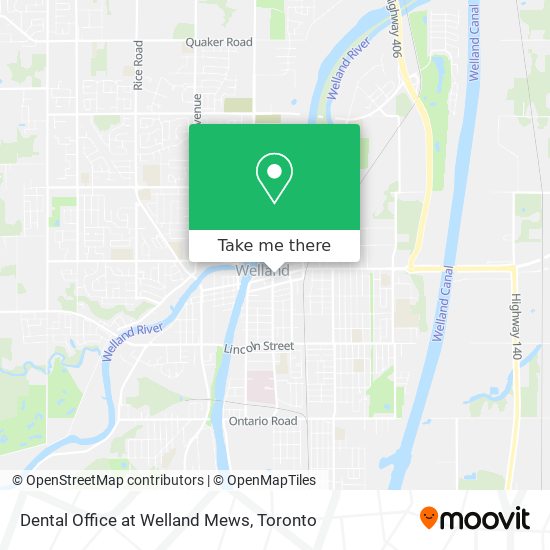 Dental Office at Welland Mews map