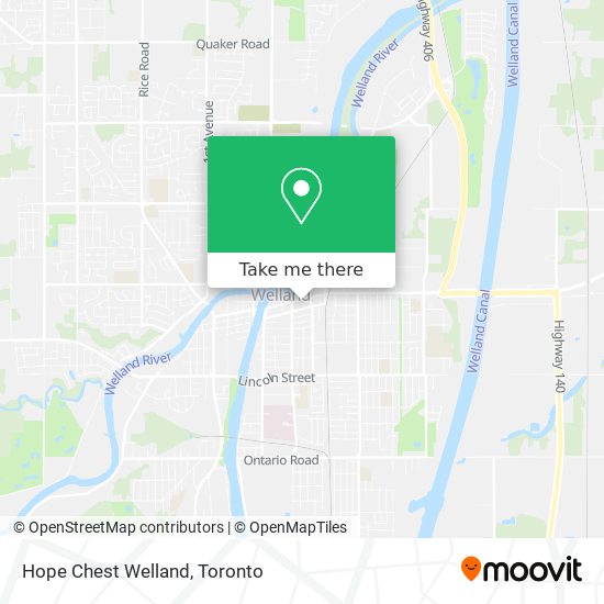 Hope Chest Welland map