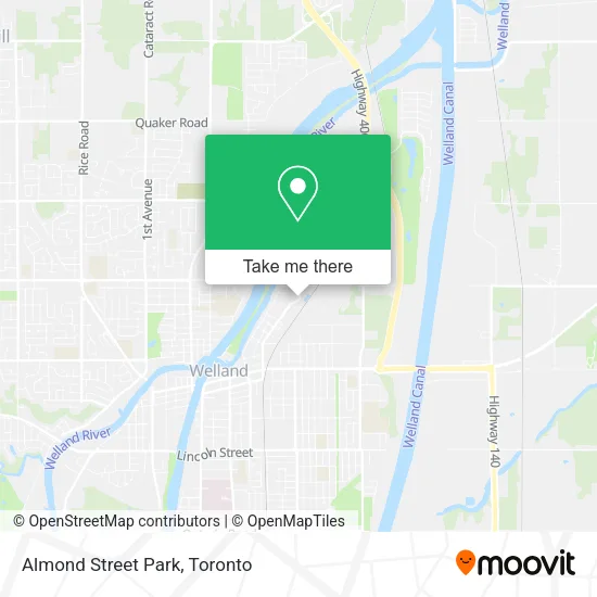 Almond Street Park map