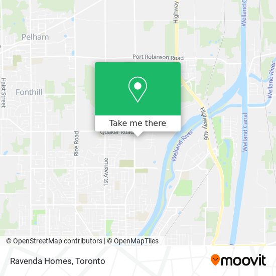 Ravenda Homes map