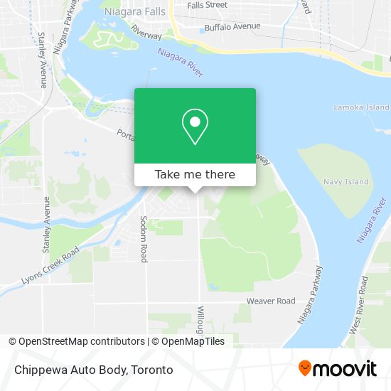 Chippewa Auto Body map