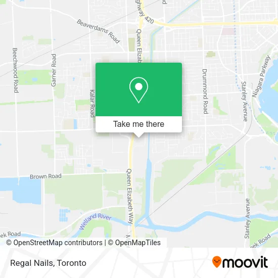 Regal Nails map