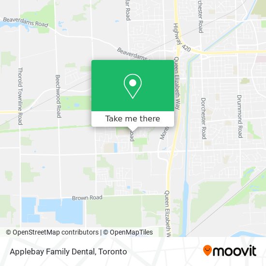 Applebay Family Dental map