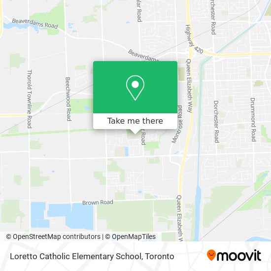 Loretto Catholic Elementary School map