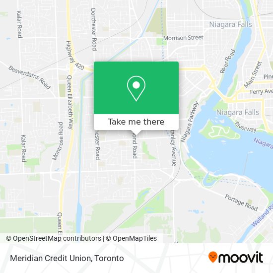 Meridian Credit Union map