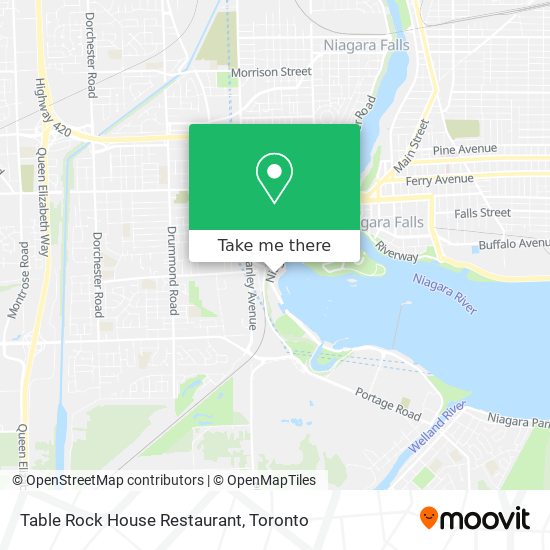 Table Rock House Restaurant map