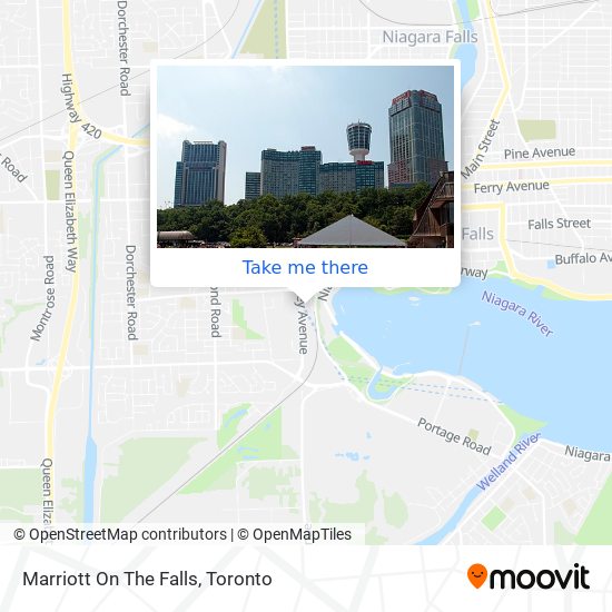 Marriott On The Falls map