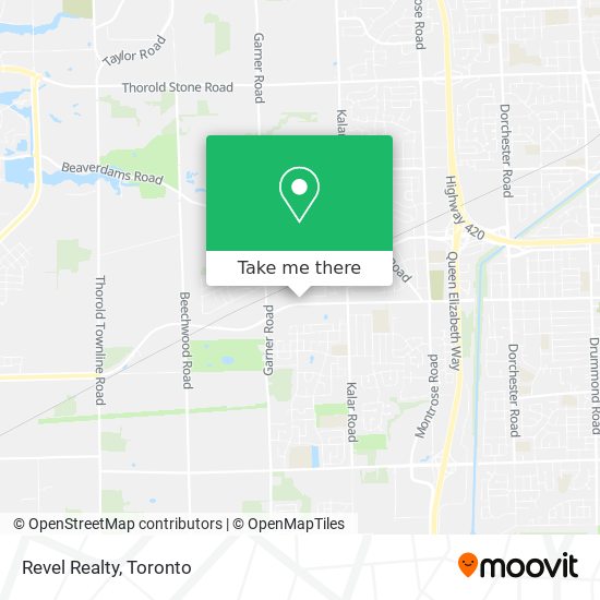 Revel Realty map