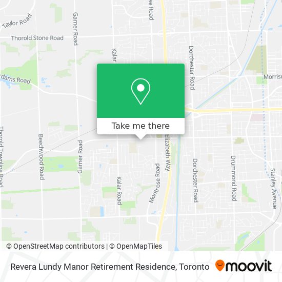 Revera Lundy Manor Retirement Residence map