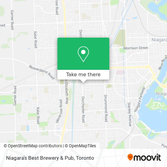 Niagara's Best Brewery & Pub map