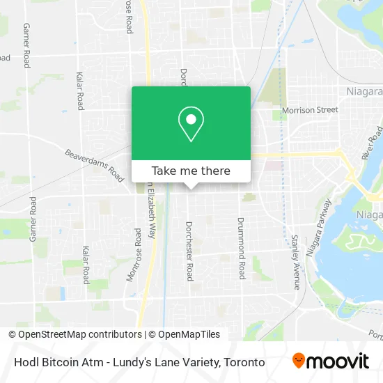 Hodl Bitcoin Atm - Lundy's Lane Variety map