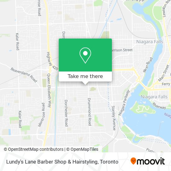 Lundy's Lane Barber Shop & Hairstyling map