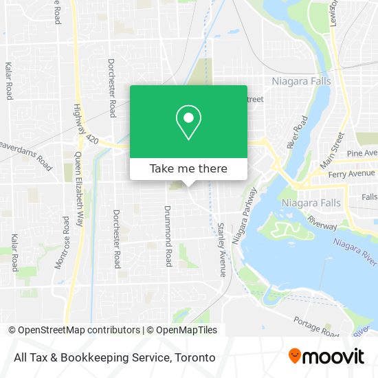 All Tax & Bookkeeping Service map