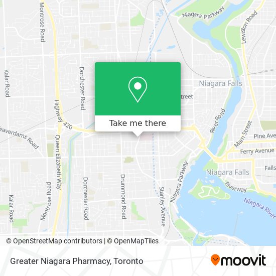 Greater Niagara Pharmacy map