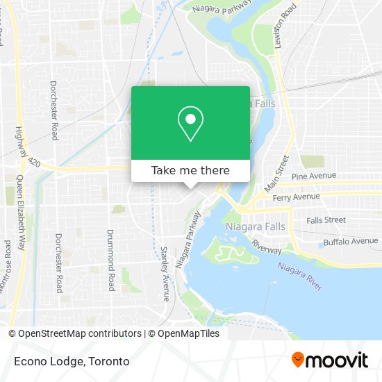 Econo Lodge map