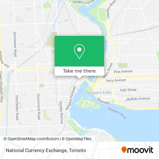 National Currency Exchange map