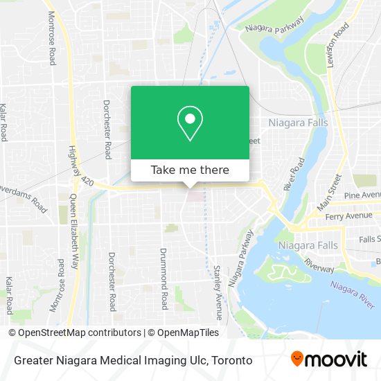 Greater Niagara Medical Imaging Ulc map