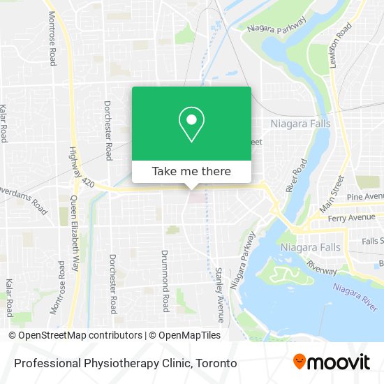 Professional Physiotherapy Clinic map