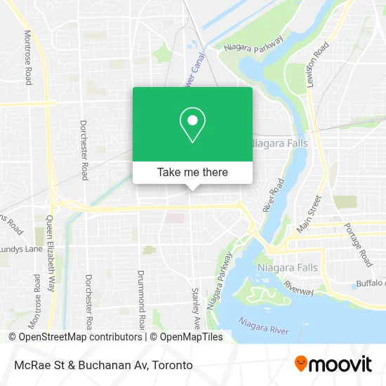 McRae St & Buchanan Av map