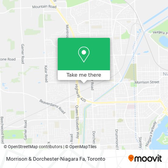 Morrison & Dorchester-Niagara Fa map