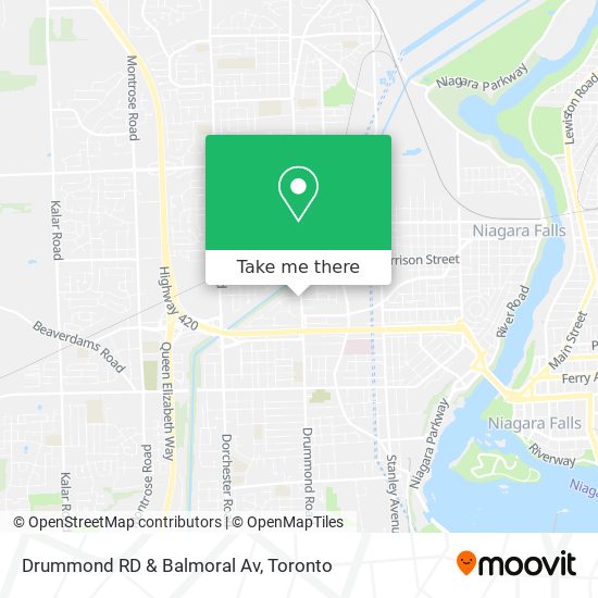 Drummond RD & Balmoral Av map