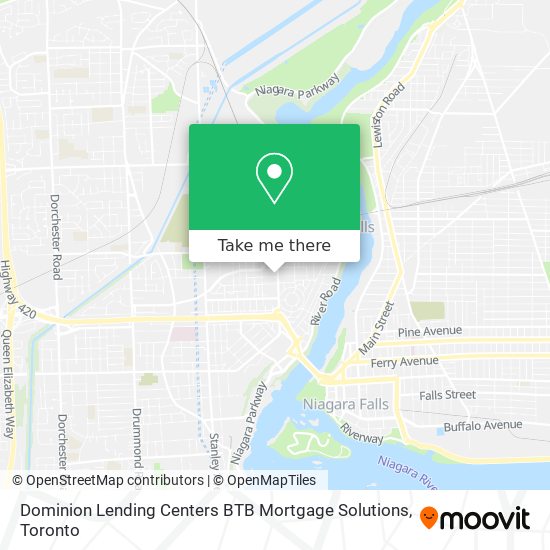 Dominion Lending Centers BTB Mortgage Solutions map