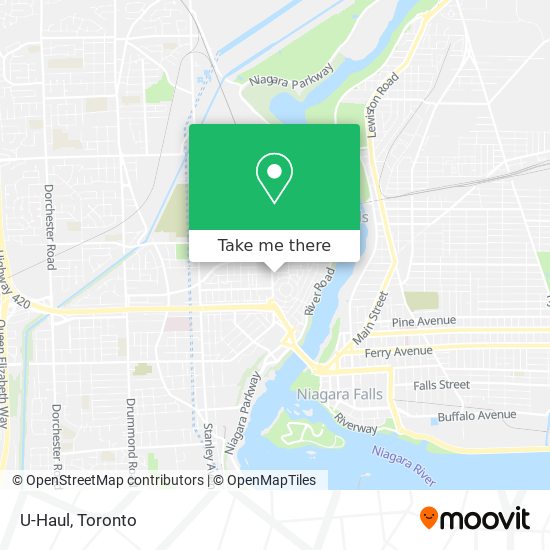 U-Haul map