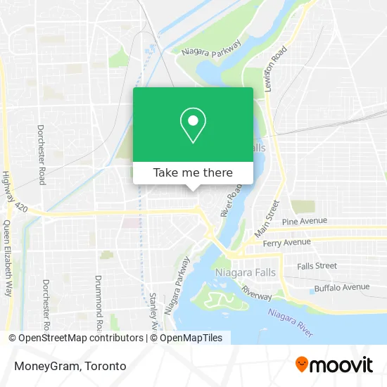 MoneyGram map