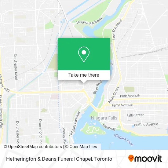 Hetherington & Deans Funeral Chapel map