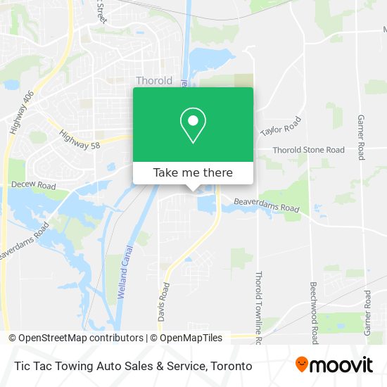 Tic Tac Towing Auto Sales & Service map