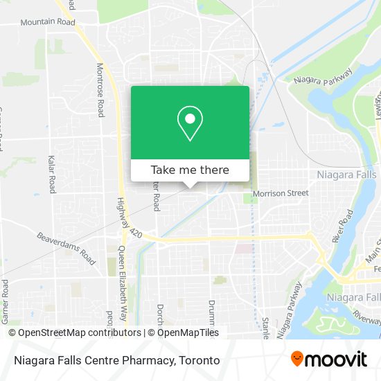 Niagara Falls Centre Pharmacy map