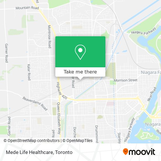 Mede Life Healthcare map