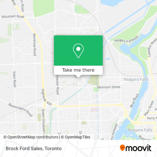 Brock Ford Sales map