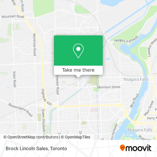 Brock Lincoln Sales map
