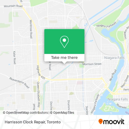 Harrisson Clock Repair map