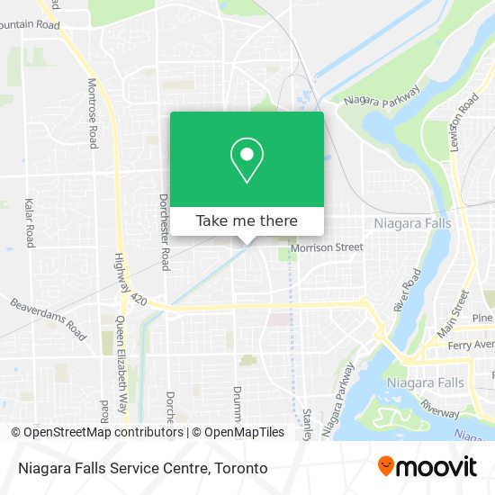 Niagara Falls Service Centre plan