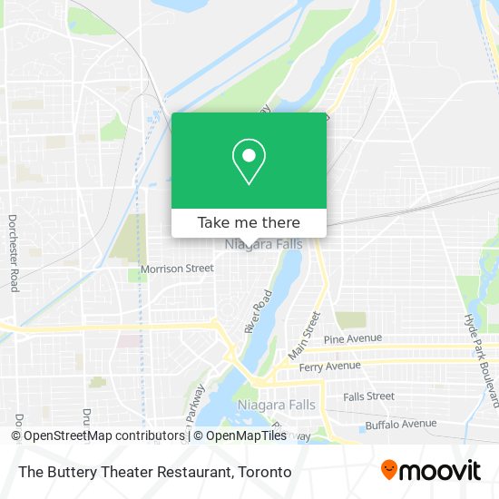 The Buttery Theater Restaurant map