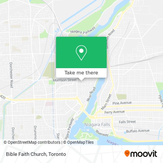 Bible Faith Church map