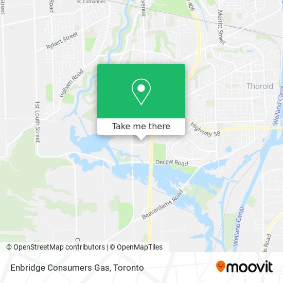 Enbridge Consumers Gas map