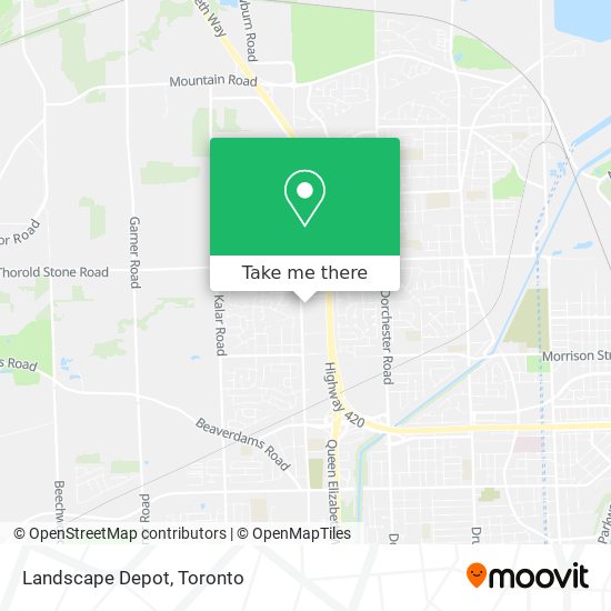 Landscape Depot map