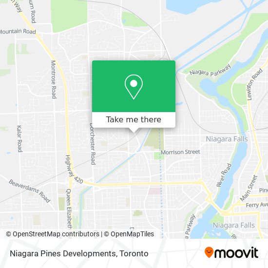 Niagara Pines Developments map