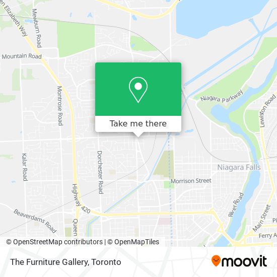 The Furniture Gallery map