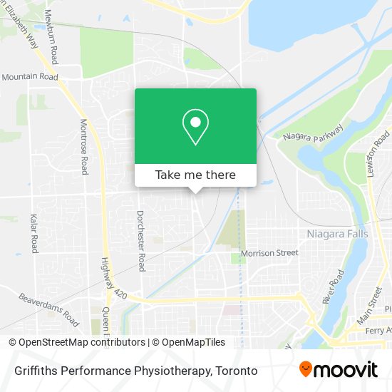 Griffiths Performance Physiotherapy map