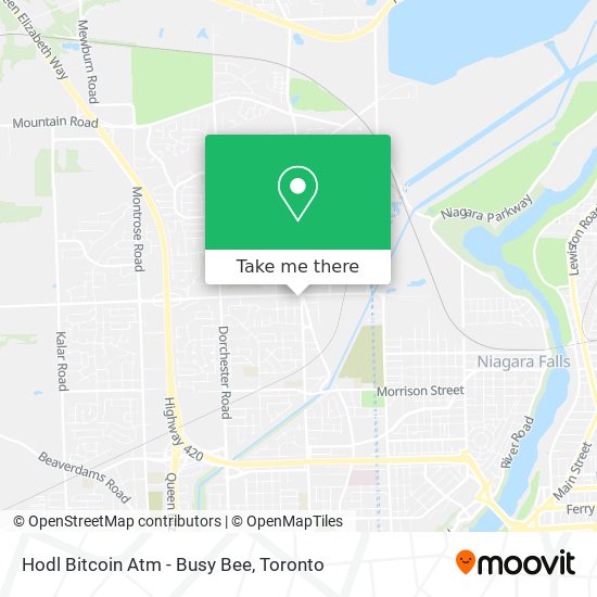Hodl Bitcoin Atm - Busy Bee map